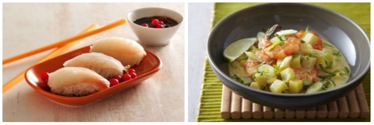 Recettes japonaise et thaïlandaise