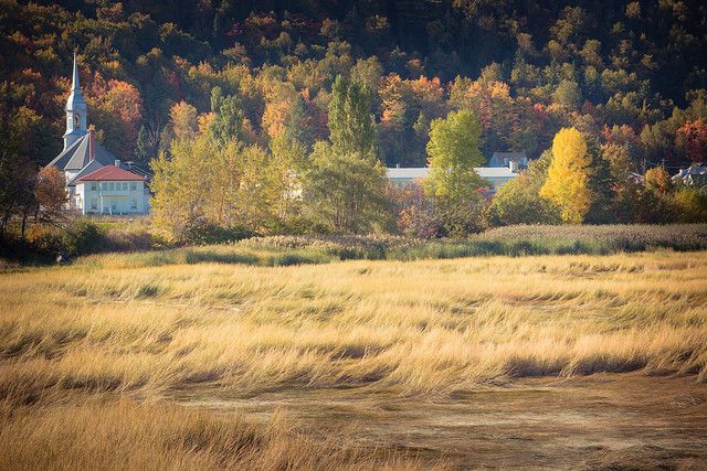 Church of the village Petite-Rivière-Saint-François, Québec, Canada - Dany M