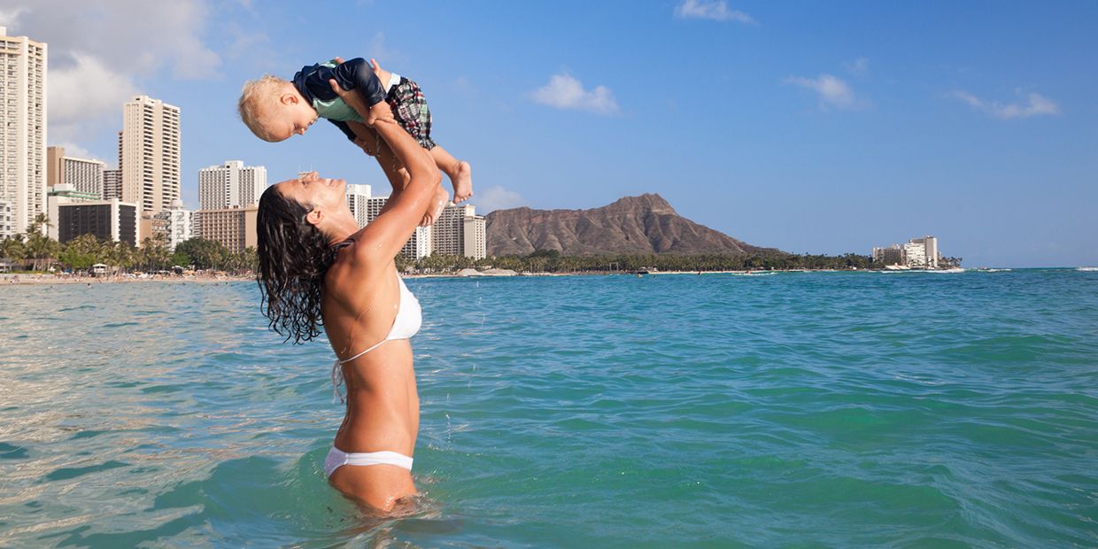 Oahu - la plage Waikiki