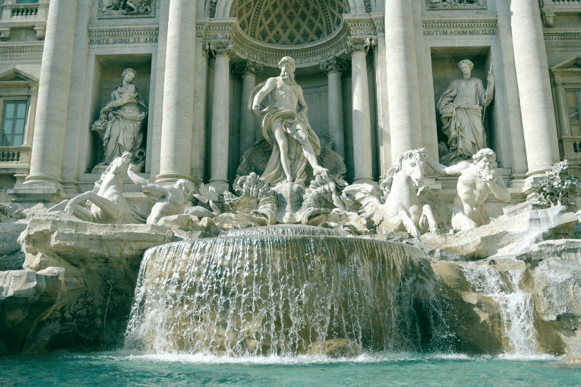 Visiter-Rome-en-Famille-pas-cher-Fontaine-Trevi