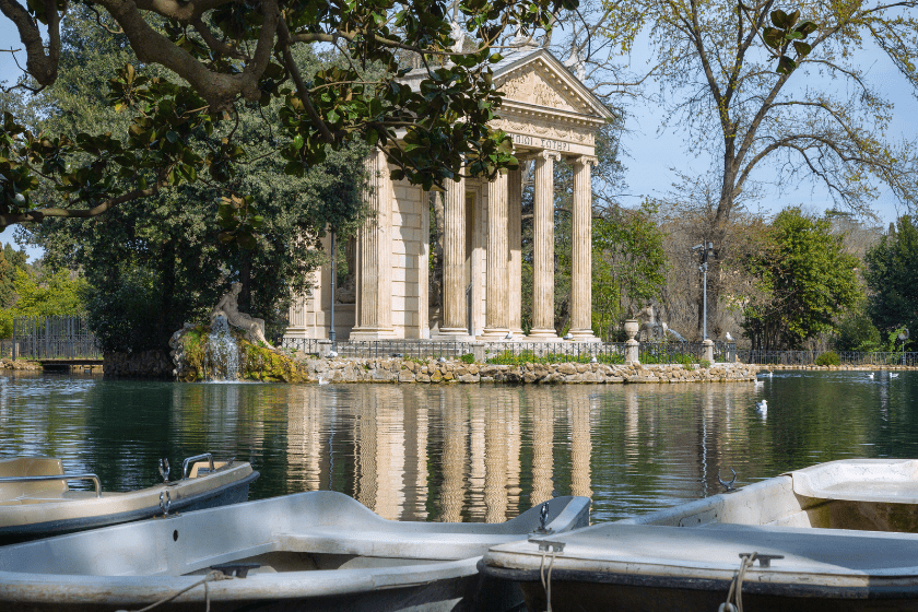 Visiter-Rome-en-Famille-pas-cher-villa-Borghese