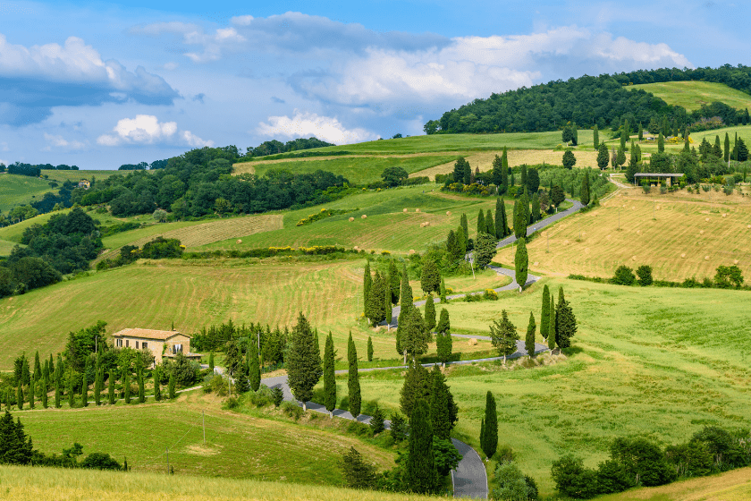 Visiter la toscane val d'orcia