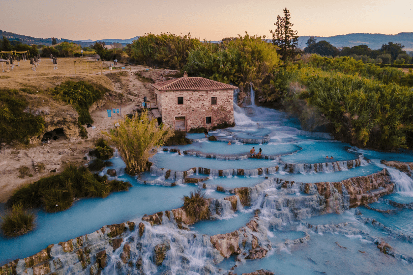 Visiter la toscane cascade