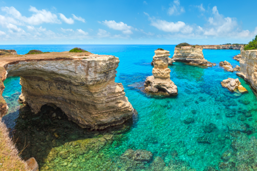 visiter les pouilles plages