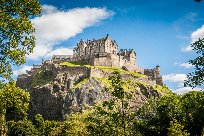 visiter edimbourg chateau