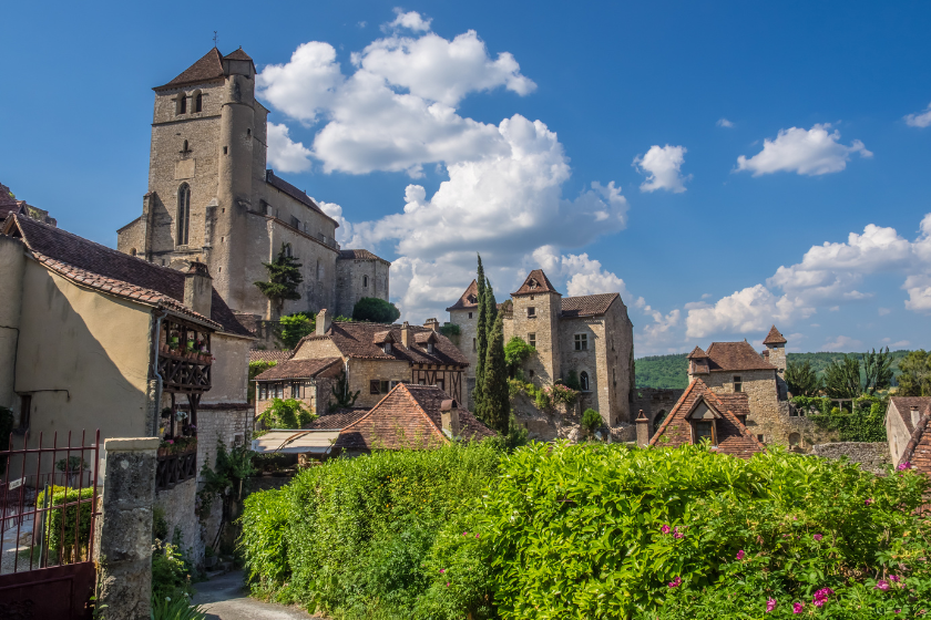 Vacances à la campagne en famille Saint-Cirq-Lapopie