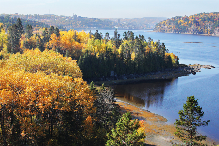 l'automne dans le Fjord-du-Saguenay