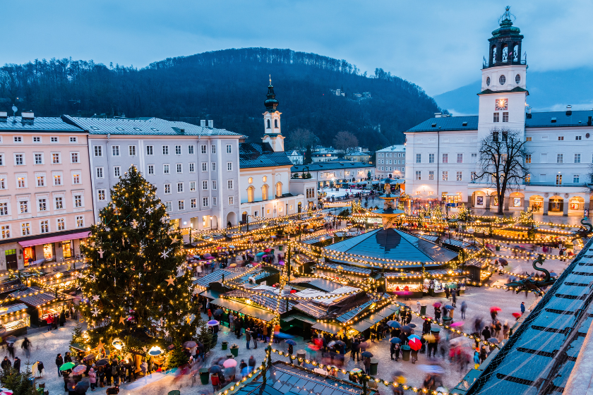 Où partir durant les vacances de Noël Salzbourg