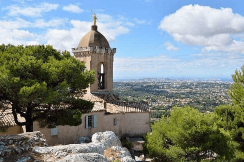 Lieux de tournage Plus Belle la Vie Allauch Route de saint Mitre