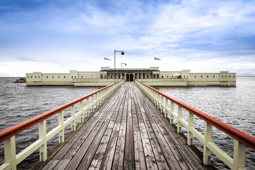 Que faire à Malmö Les bains de Ribersborgs Kallbadhus