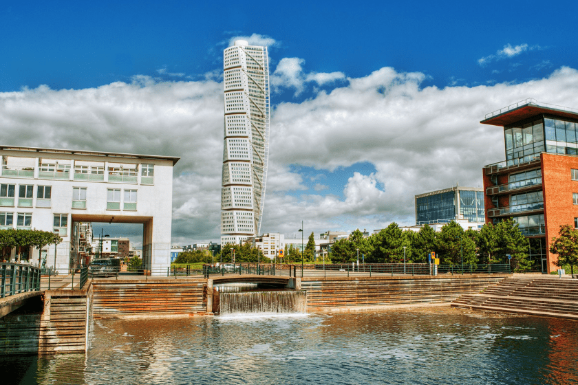 Que faire à Malmö Le Turning Torso quartier Västra Hamnen